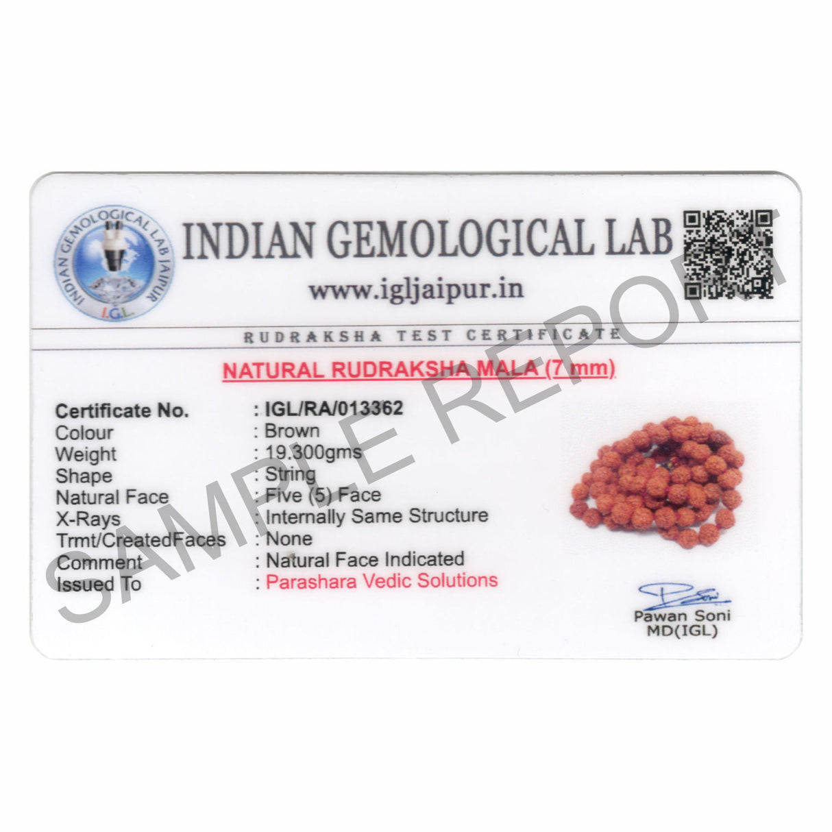 Arkam Rudraksha Mala/ Natural Rudraksh Mala/ Original Rudraksha mala/ Rudraksha Mala for men and women/ 7mm Rudraksha Rosary (Size: 7mm, Beads: 108+1) - Retail Maharaj