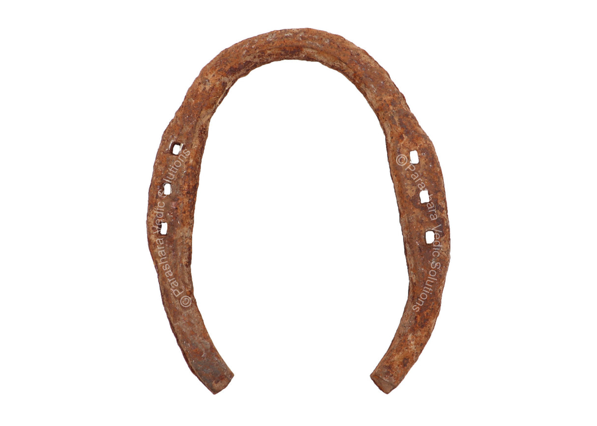 ARKAM Black Horse Shoe/ Kaale Ghode ki Naal/ Original Kale Ghore ki Naal/ Shani Naal/ Shani Nal/ Kale ghode ki nal (Material: Iron) - Retail Maharaj