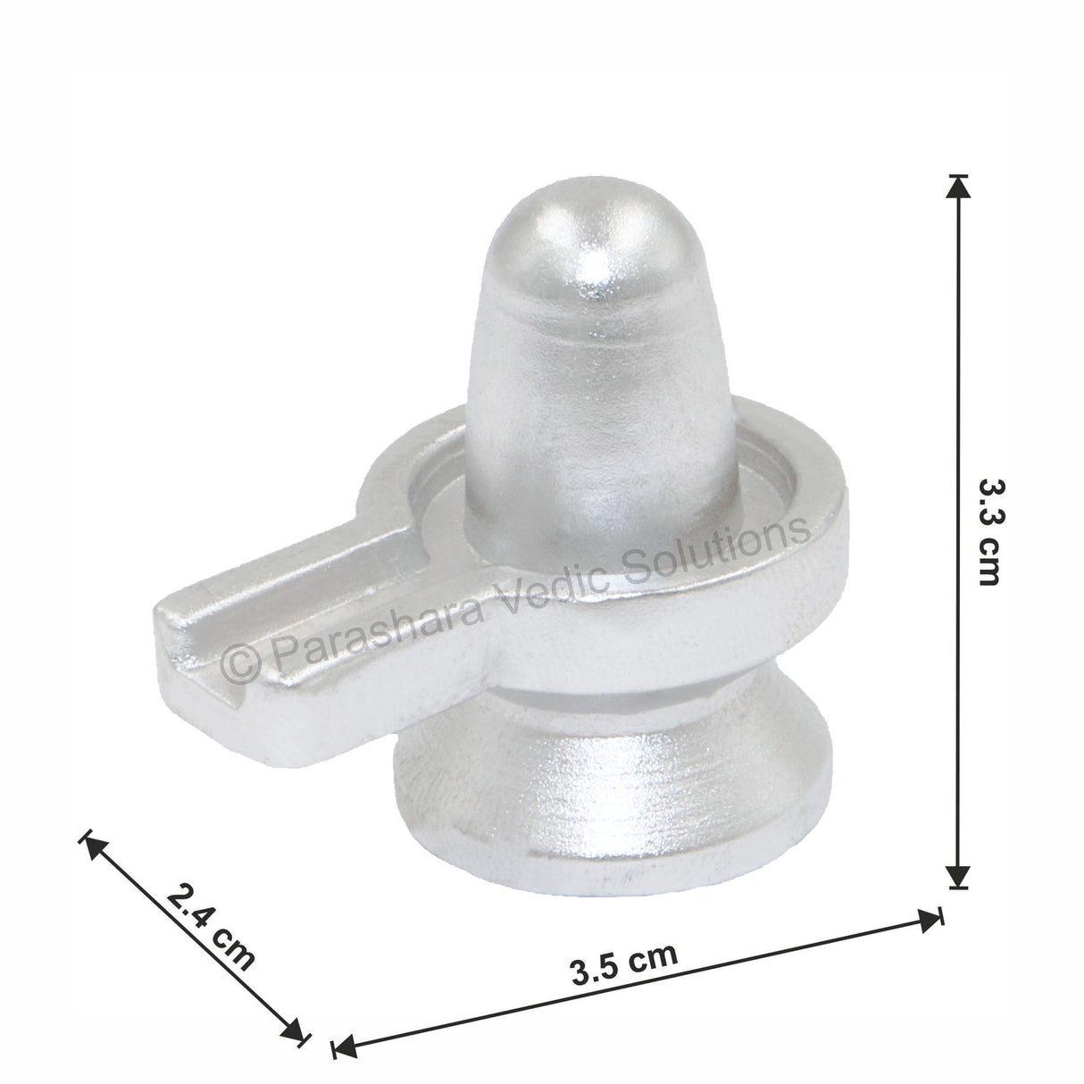 Arkam Parad Shivling /Parad Shivlinga /Mercury Shivling /Mercury Shivlinga (75 grams) - Retail Maharaj