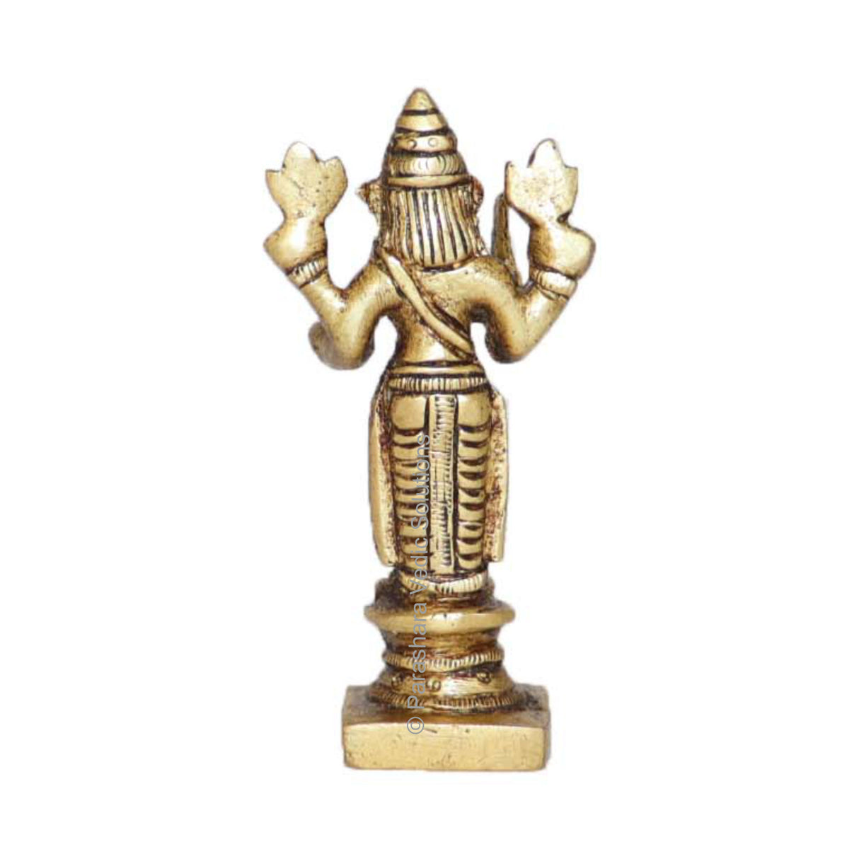 Arkam Brass Varah Murti / Varaha Idol / Pital Vishnu Varah Avatar Statue - Antique Brass For Home / Temple / Office (Height: 8 cm, Weight: 130 gms) - Retail Maharaj