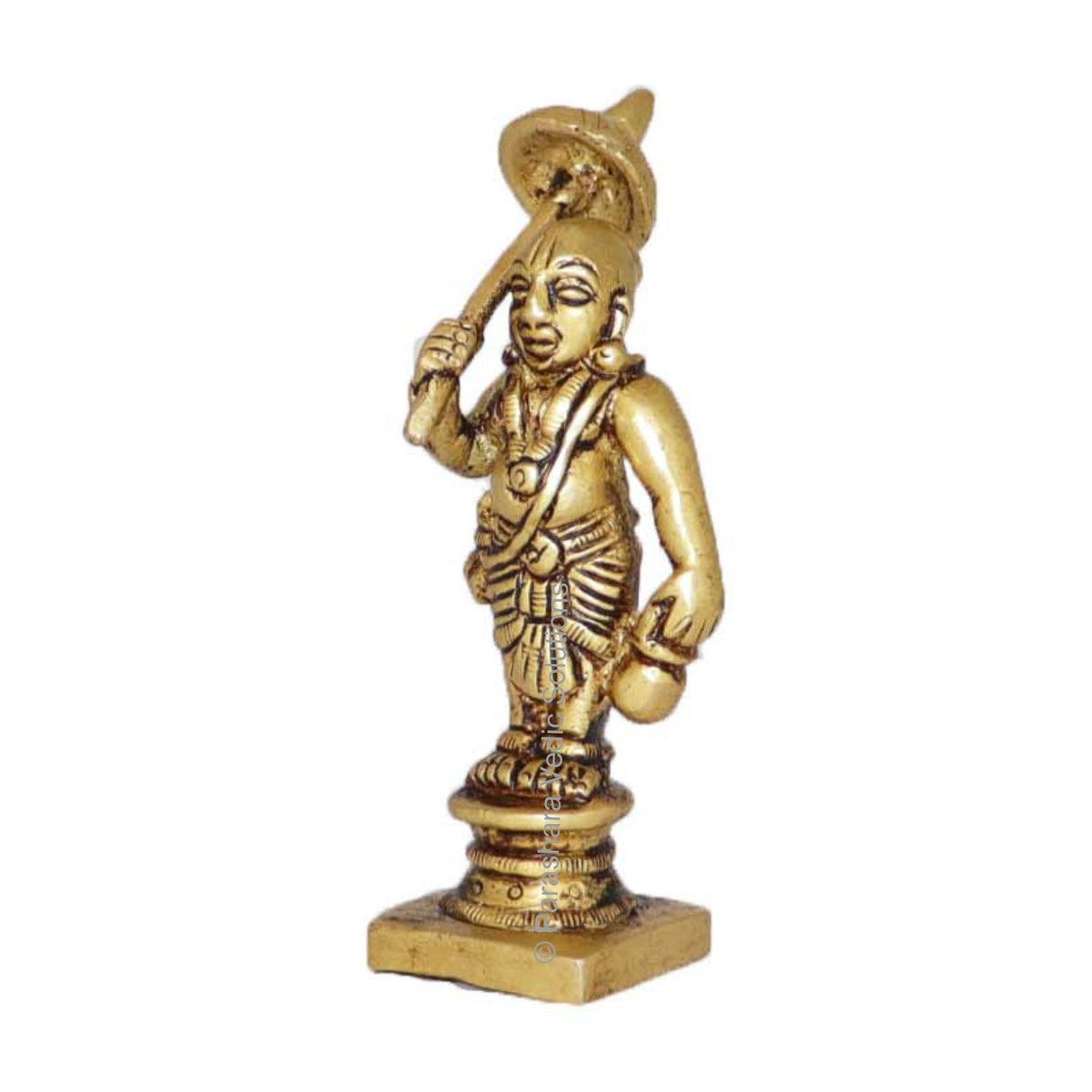 Arkam Brass Vaman Murti / Vaaman Idol / Pital Vishnu Vaman Avatar Statue - Antique Brass For Home / Temple / Office (Height: 9 cm, Weight: 140 gms) - Retail Maharaj