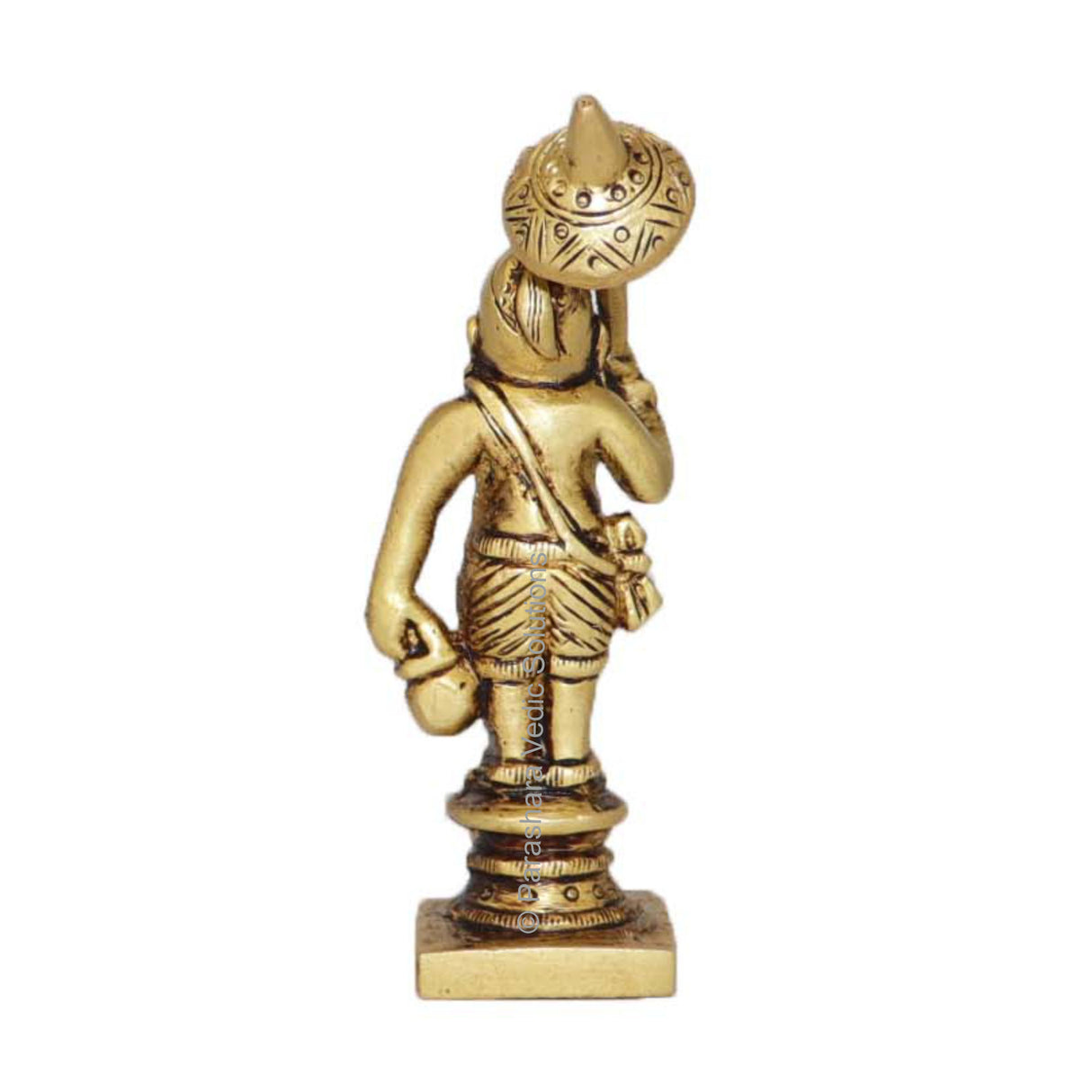 Arkam Brass Vaman Murti / Vaaman Idol / Pital Vishnu Vaman Avatar Statue - Antique Brass For Home / Temple / Office (Height: 9 cm, Weight: 140 gms) - Retail Maharaj