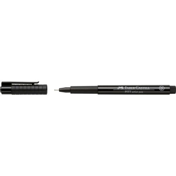 Faber Castell Pitt Artist Pen Black Fineliner and Brush Tip Open Stock - Retail Maharaj