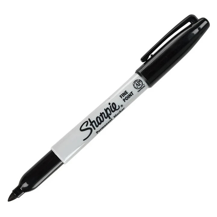 Sharpie Fine Point Marker Black - Retail Maharaj