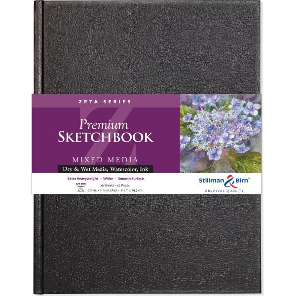 Stillman Birn Zeta Series Extra Heavyweight Smooth Paper Sketchbook Open Stock - Retail Maharaj