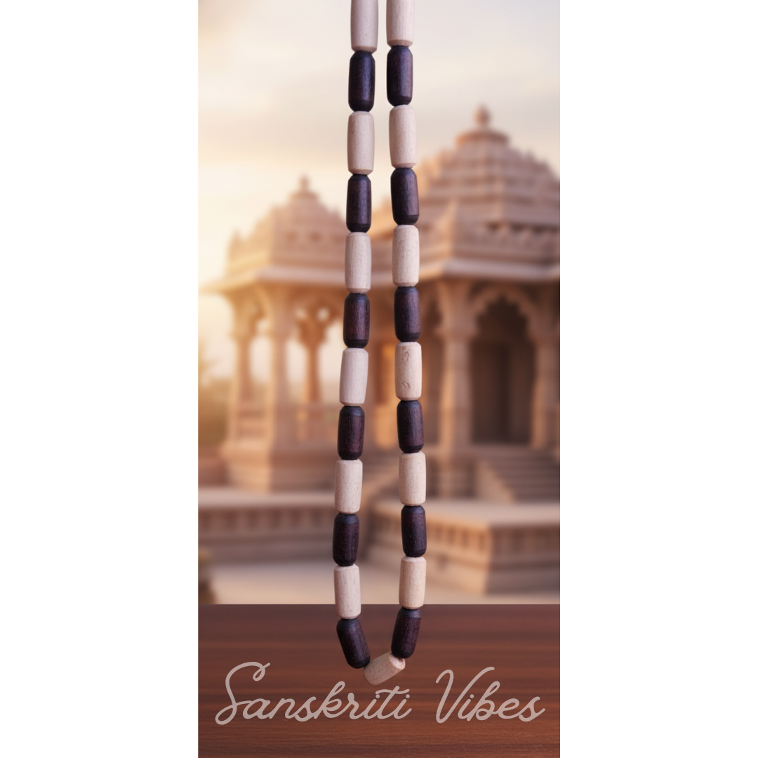 Rama Shyama Tulsi One Round Kanthi Mala – Premium Shyama Bliss Kanthi for Spiritual Devotion - Retail Maharaj