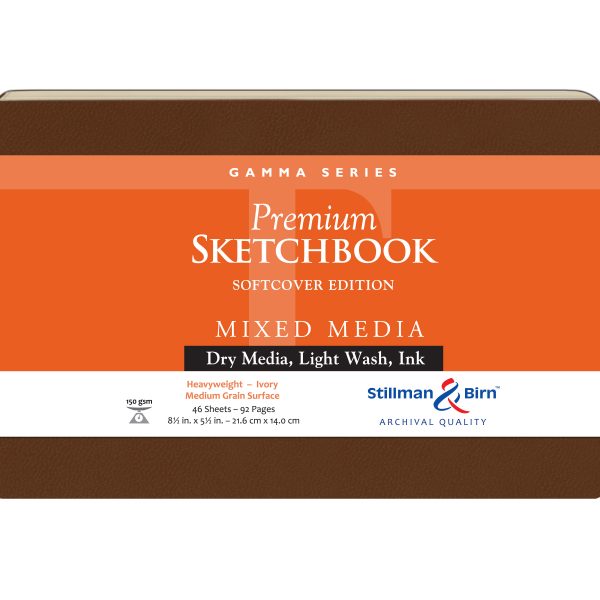 Stillman Birn Gamma Series Ivory Medium Grain Sketchbook - Retail Maharaj