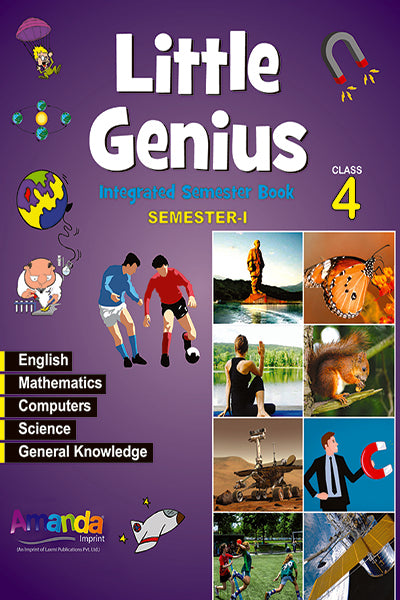 Little Genius Integrated Semester Book-4 (Sem-1) - Retail Maharaj