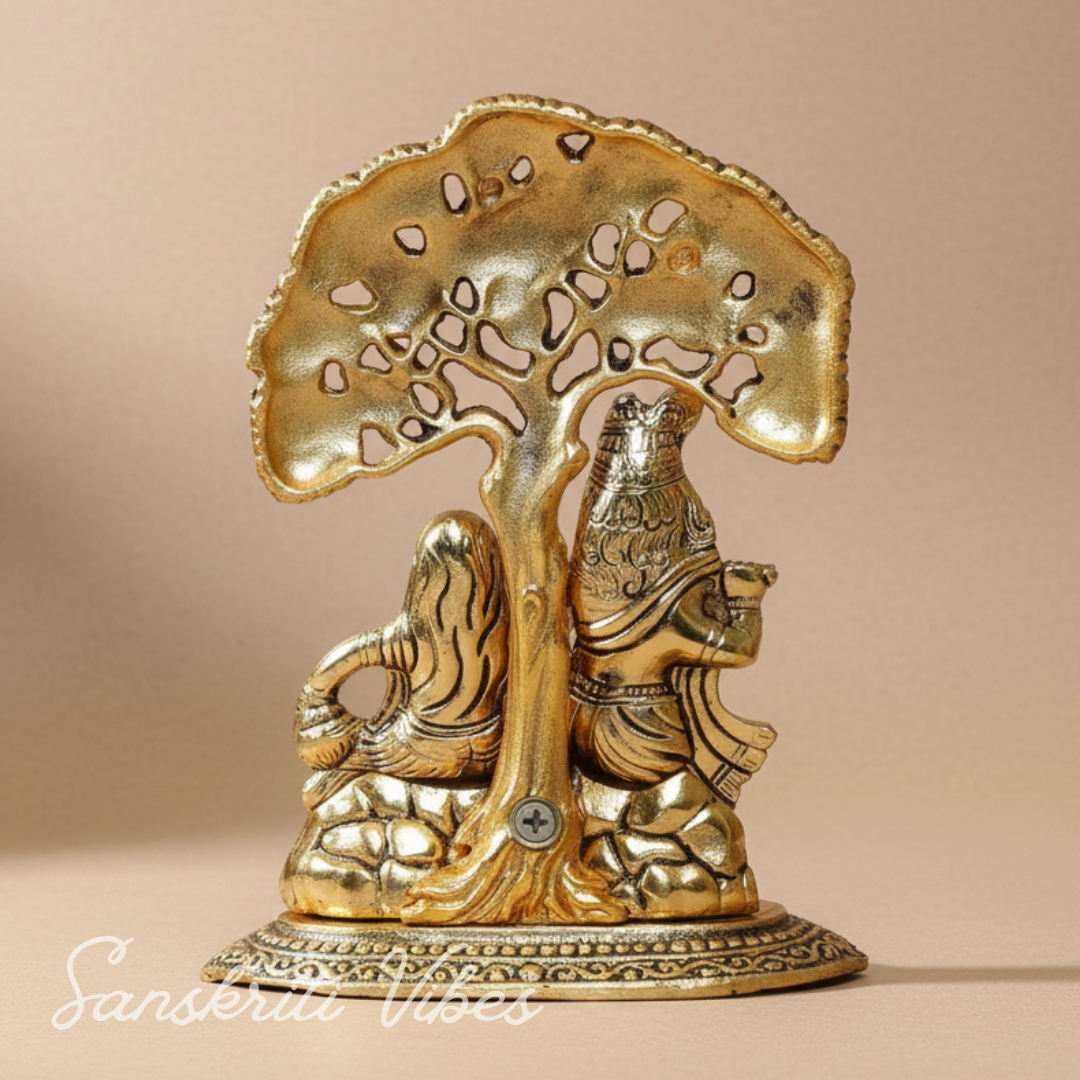 Radha Krishna Under Kadam Tree Metal Statue for Home Decor and Spiritual Gifting - Retail Maharaj