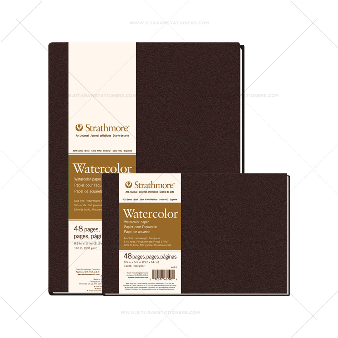 Strathmore 400 Series Watercolor Hardbound Art Journal Cold Press Paper - Retail Maharaj