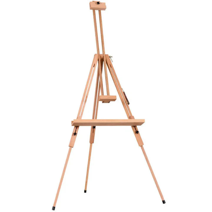 Brustro Heavy Duty Wooden Easel Stand for Painting Sketching and Canvas Display - Retail Maharaj
