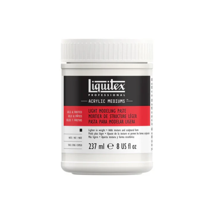 Liquitex Professional Acrylic Medium 237 ml Light Modeling Paste - Retail Maharaj