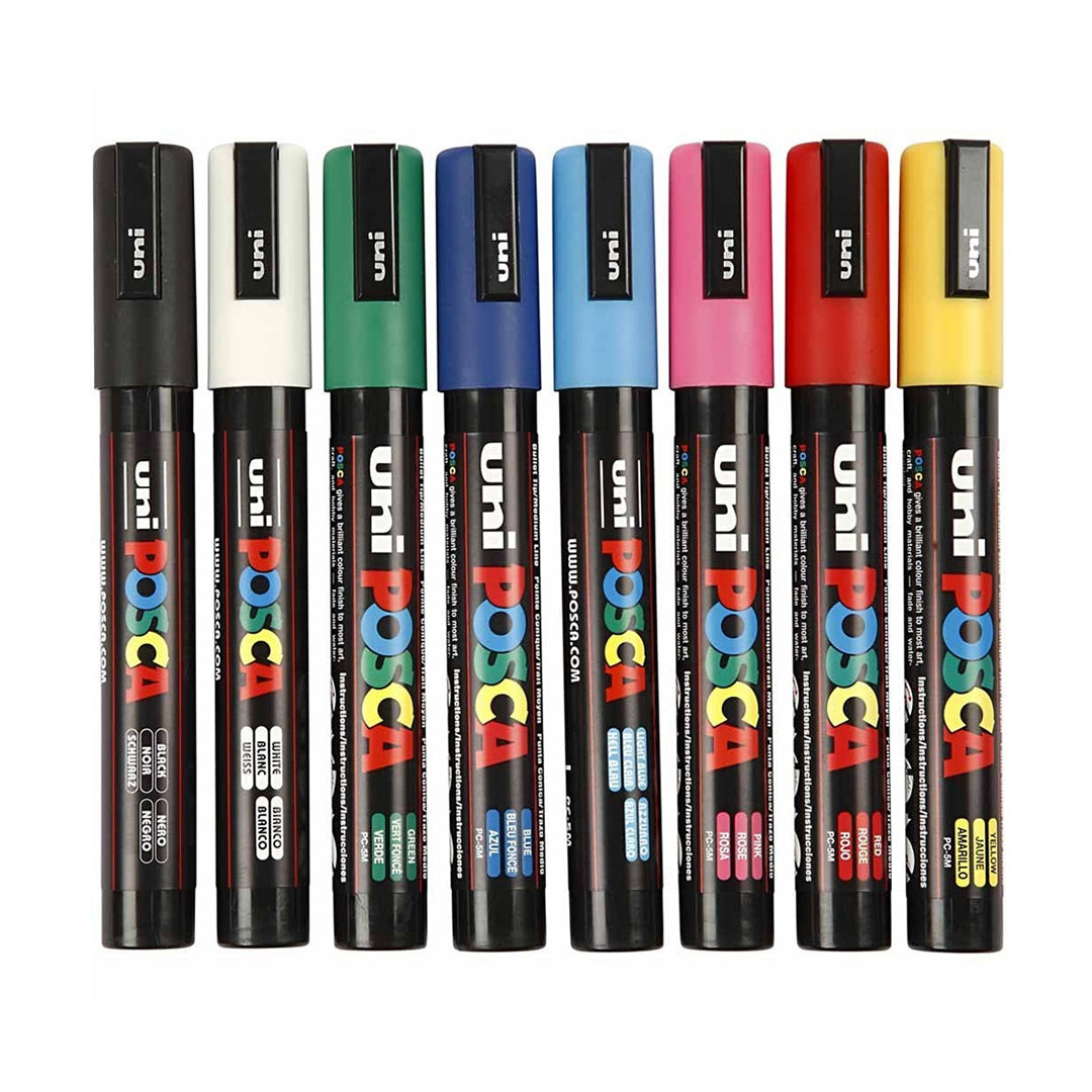 Uni Ball Posca PC-3M Fine Bullet Tip Water Based Paint Marker Pen - Retail Maharaj