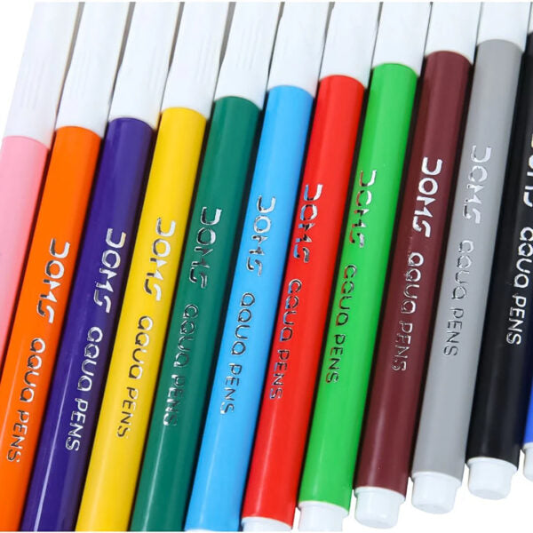 DOMS Aqua Water Colour Pen Sketch Pens – 12 Shades - Retail Maharaj