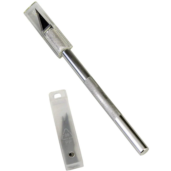 HS Detail Pen Cutter with 5 Interchangeable Blades - Retail Maharaj
