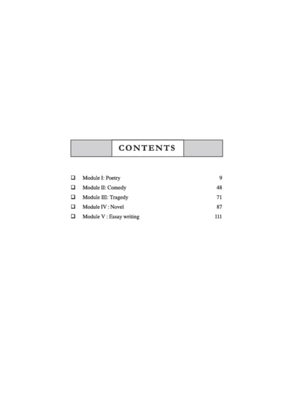 Literary Types & Essay Writing (DS 11) ENGDSC511T, Sem-5, WBSU (Combined Guide Book) (English Version)