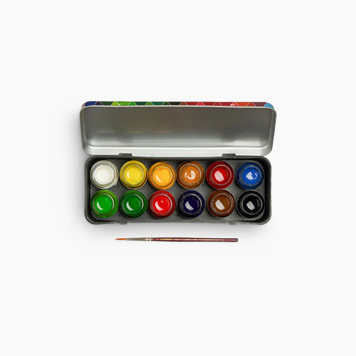 Camel Premium Poster Colours Assorted Pack of 12 Shades in 10ml (Brush Free) - Retail Maharaj