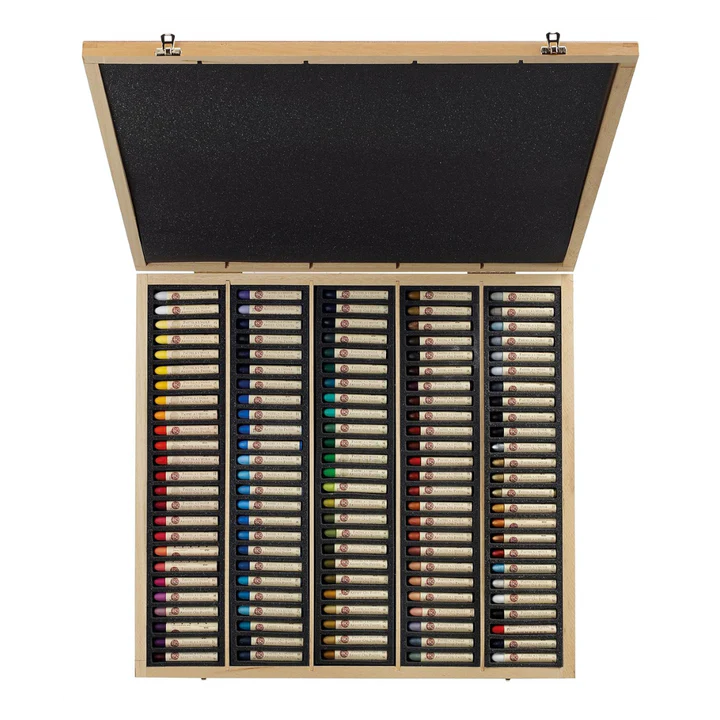 Sennelier Oil Pastel Set of 120 Universal Colours in Wooden Box - Retail Maharaj