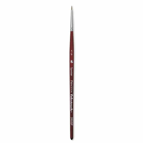Princeton Velvetouch Synthetic Short Handle Spotter Brush Size 5/0