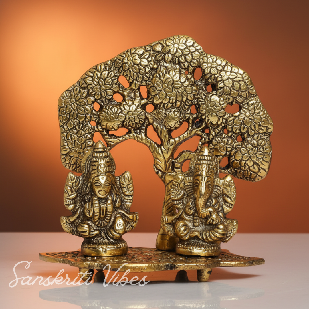 Laxmi Ganesha Metal Statue/Murti For Diwali Pooja & Home Decor - Retail Maharaj