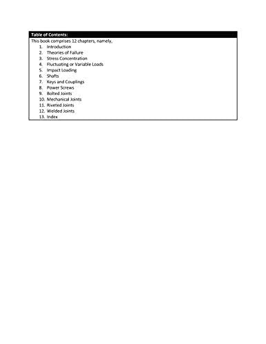 Design of Machine Elements, Vol I, 2ed - Retail Maharaj