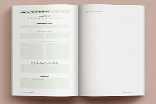 Mental Health Tracker: A Daily Journal to Manage Anxiety and Create Healthy Habits - Retail Maharaj