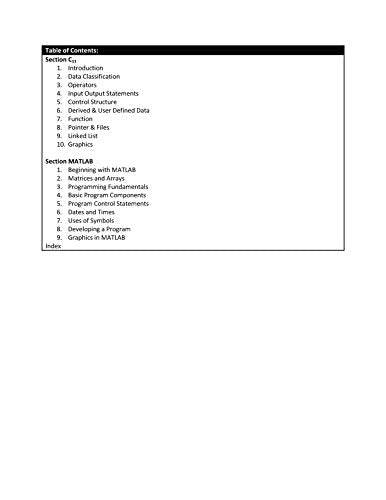 Beginning with C11 & Matlab - Retail Maharaj