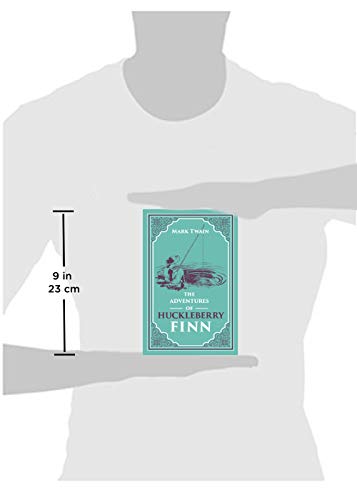 The Adventures of Huckleberry Finn Mark Twain Classic (Essential Reading, Adventure, Huck Finn, Required Literature), Ribbon Page Marker, Perfect for Gifting - Retail Maharaj
