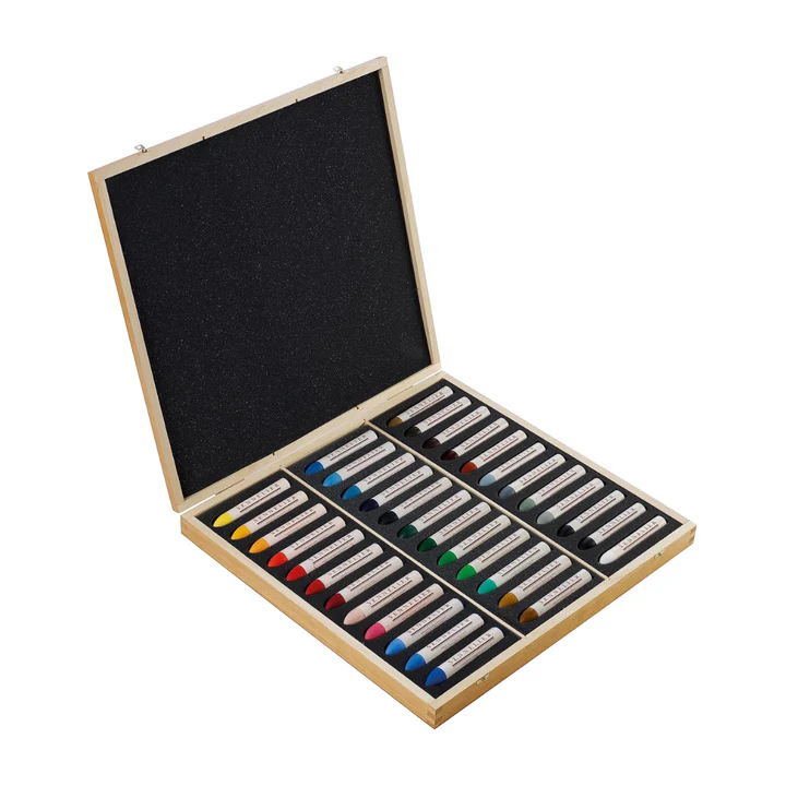 Sennelier Oil Pastel Set of 36 Large in Wooden Box - Retail Maharaj