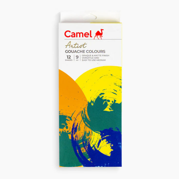 Camel Artist Gouache Colour Set 12 Shades - Retail Maharaj