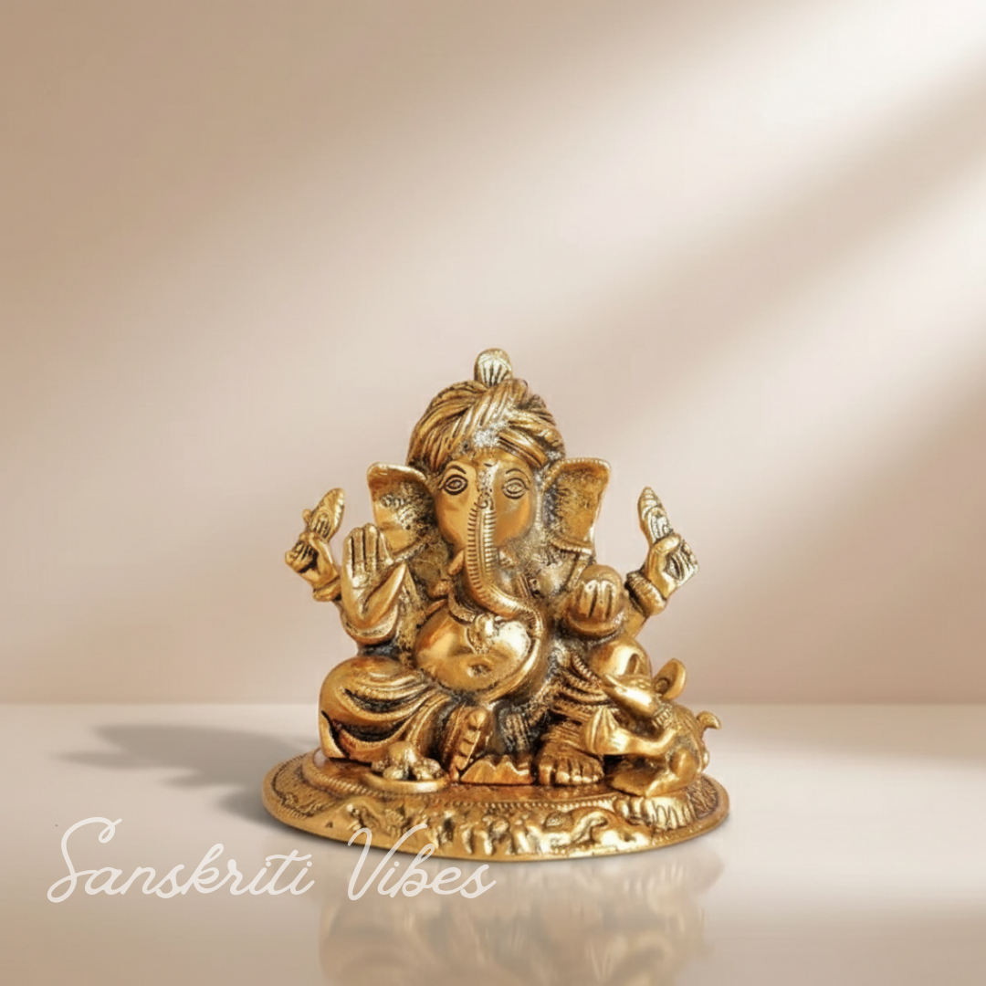 Metal Ganesha Statue Good Luck - Retail Maharaj