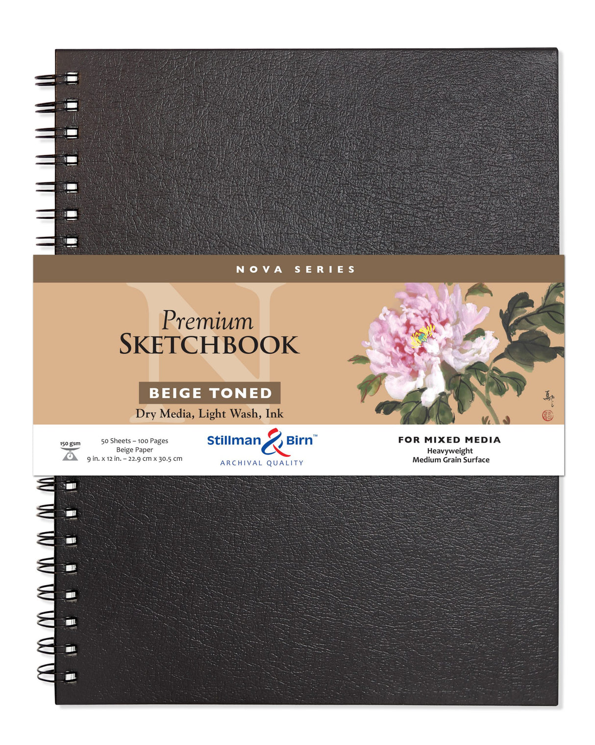 Stillman and Birn Nova Series Beige Sketchbook for Dry Media Ink and Light Wash - Retail Maharaj