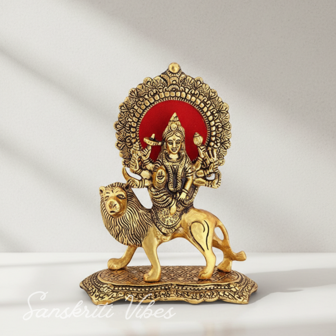 Durga Maa Sherowali Mata Decorative Showpiece - Retail Maharaj