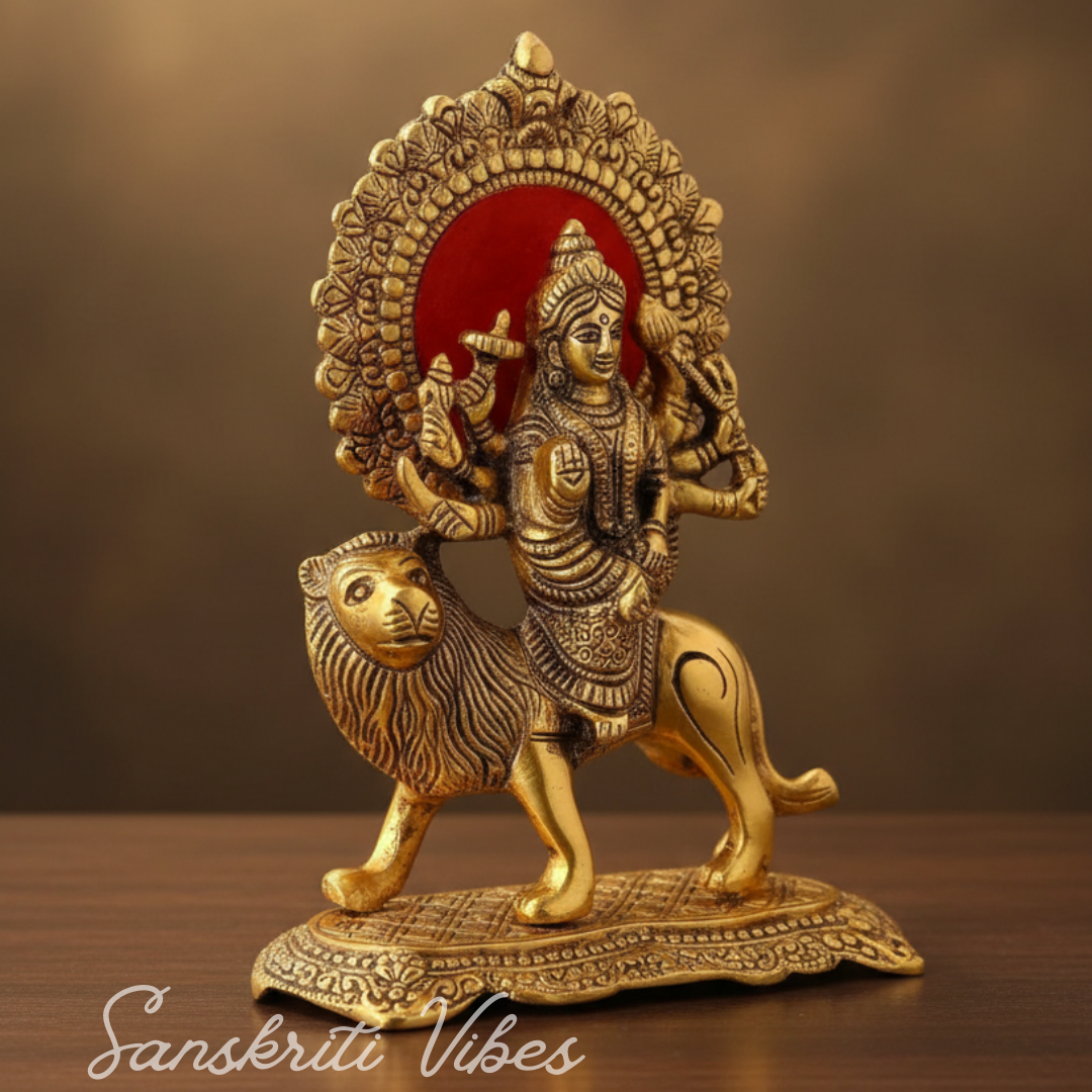 Durga Maa Sherowali Mata Decorative Showpiece - Retail Maharaj