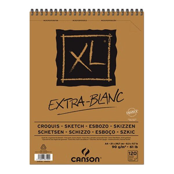 Canson XL Croquis and Extra White Sketch Pads 90 GSM Artist Drawing Paper - Retail Maharaj