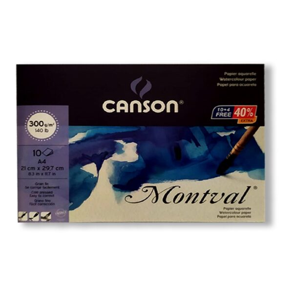 Canson Montval Watercolour Paper Cut Pack 300 GSM Open Stock A5 A4 A3 - Retail Maharaj