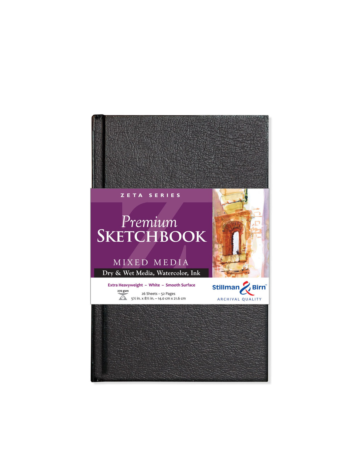 Stillman Birn Zeta Series Extra Heavyweight Smooth Paper Sketchbook Open Stock - Retail Maharaj
