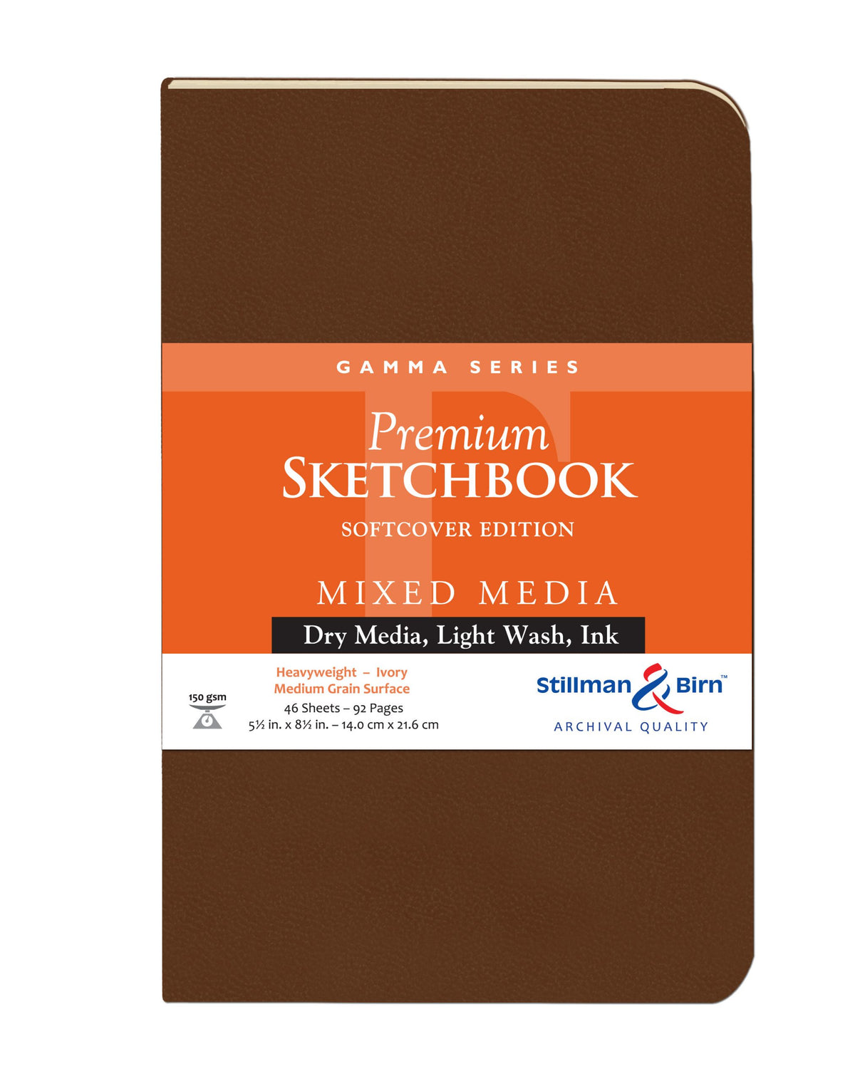 Stillman Birn Gamma Series Ivory Medium Grain Sketchbook - Retail Maharaj