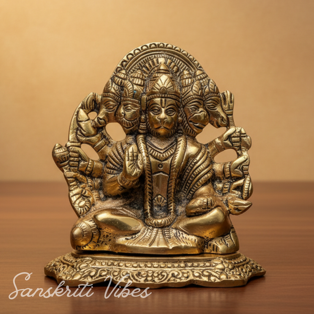 Hanuman Ji Metal Statue Decorative Showpiece - Sanskriti Vibes - Retail Maharaj