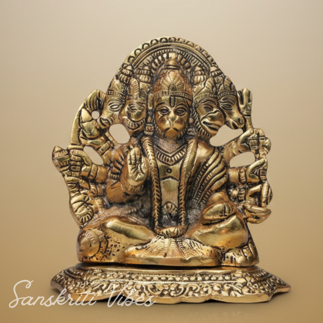 Hanuman Ji Metal Statue Decorative Showpiece - Sanskriti Vibes - Retail Maharaj