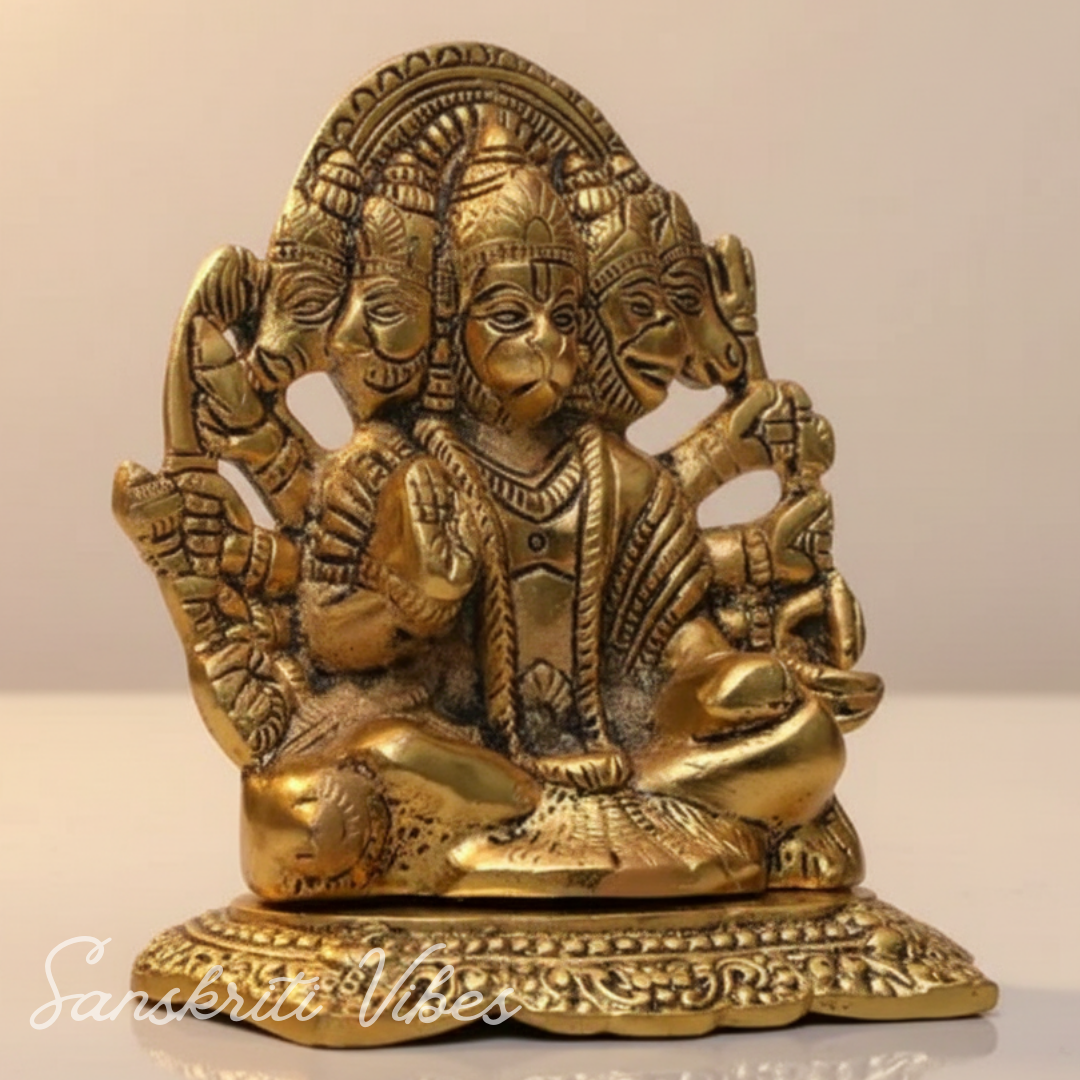 Hanuman Ji Metal Statue Decorative Showpiece - Sanskriti Vibes - Retail Maharaj