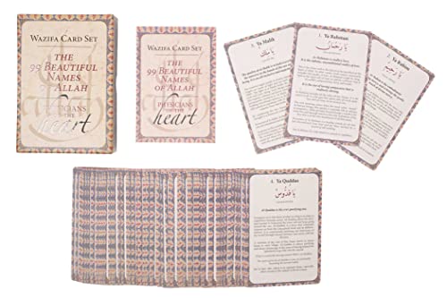 99 Beautiful Names of Allah: Physicians of the Heart Wazifa Card Set (Mandala Earth) - Retail Maharaj