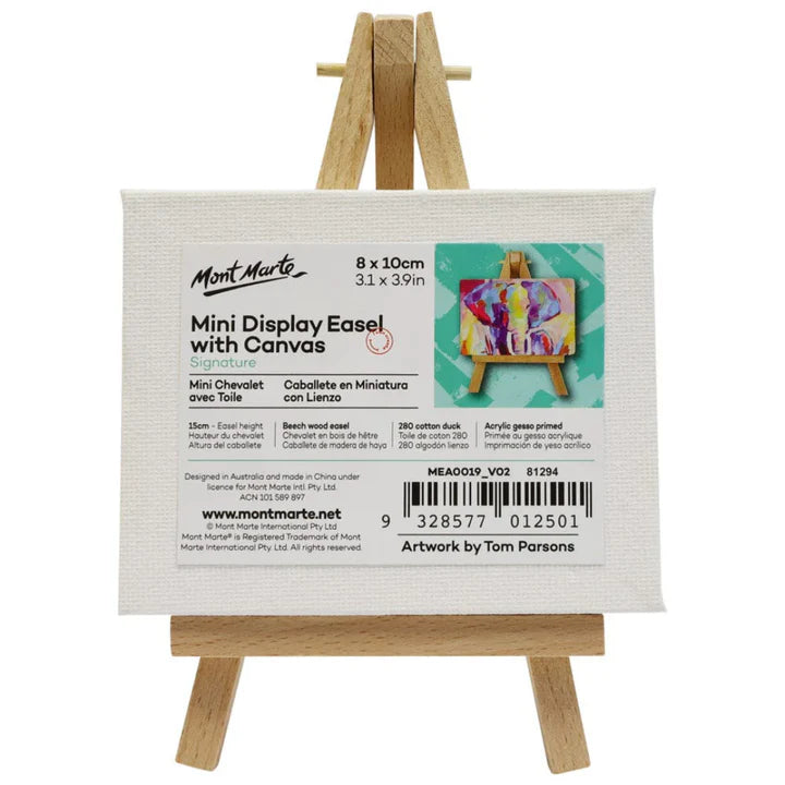 Retail Maharaj Mini Display Easel with Canvas Signature 8x10cm - Retail Maharaj