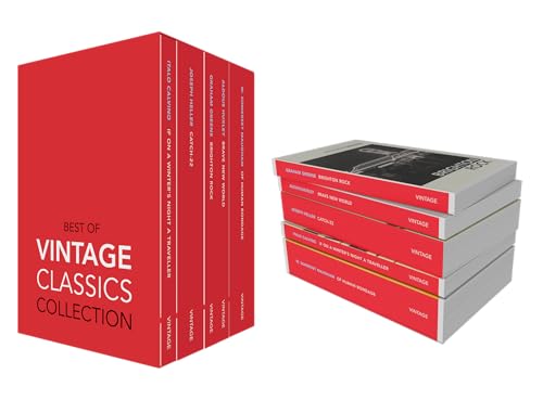 BEST OF VINTAGE CLASSICS COLLECTION: 5 BOOKS BOXSET | Iconic Literary Masterpieces Box Set (Catch-22, Brave New World, If on a Winter’s Night a Traveller, Brighton Rock, and Of Human Bondage) - Retail Maharaj