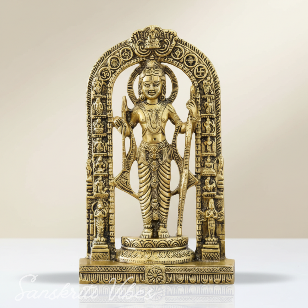Ayodhyawasi Shree Ram Lalla Murti God Idol Ayodhya Shree Ram Statue for Home Decor Living Room - Retail Maharaj