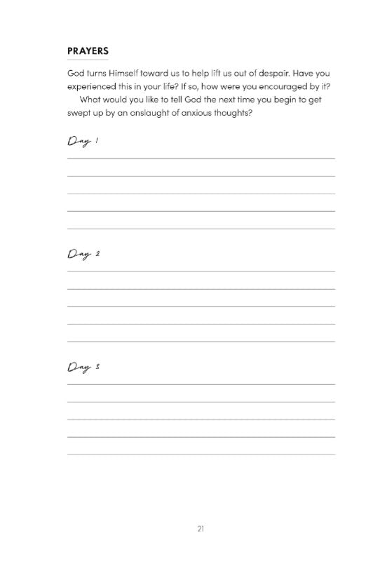 Finding Peace: Prayer Journal for Women: Weekly Devotions, Prompts, and Exercises for Managing Anxiety - Retail Maharaj