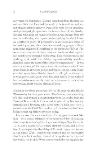 The Great Gatsby - Retail Maharaj