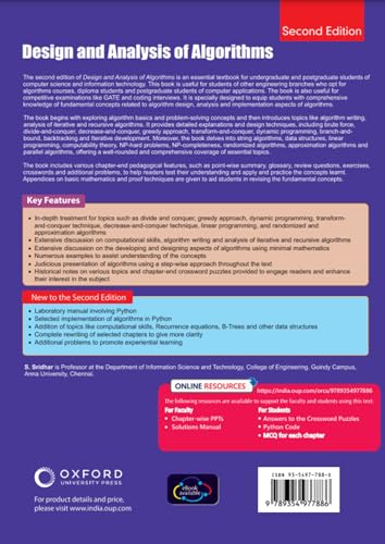 DESIGN AND ANALYSIS OF ALGORITHMS 2E - Retail Maharaj