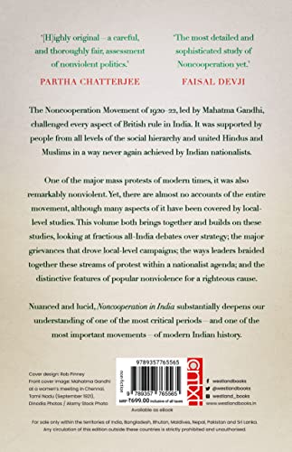 Non Cooperation in India: Nonviolent Strategy and Protest, 1920–22 - Retail Maharaj