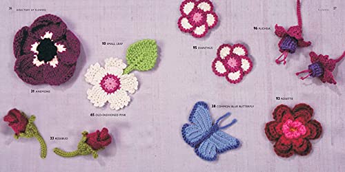 100 Flowers to Knit & Crochet: A Collection of Beautiful Blooms for Embellishing Clothes, Accessories, Cushions and Throws - Retail Maharaj